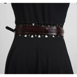 Women Head Layer Cowhide Suit Coat Wide Waistband ins Style Fashion European American Genuine Leather Waist Seal for Woman
