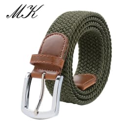 MaiKun Men's Belts for Men Belt Metal Pin Buckle Elastic Men Belt Military Tactical Belt