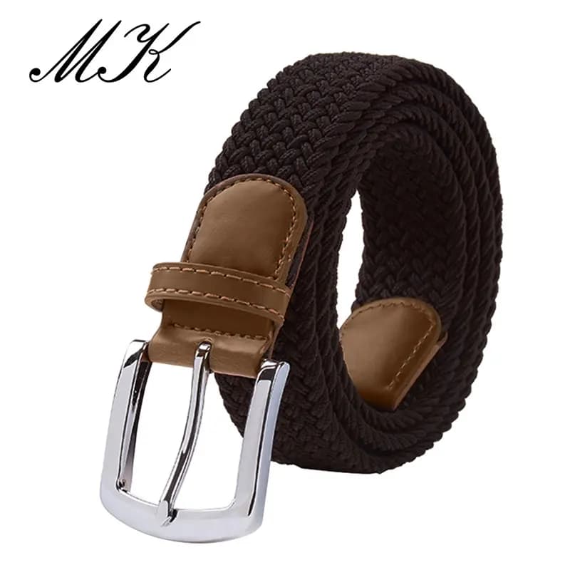 MaiKun Men's Belts for Men Belt Metal Pin Buckle Elastic Men Belt Military Tactical Belt