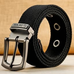 Plus Large Size 110 120 130 140 150 160 cm Canvas Belt for Men Alloy Pin Buckle Jeans Belts High Quality Outdoor Belts