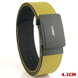 TUSHI New Hard Tactical Belt for Men Metal Automatic Buckle IPSC Gun Belt 1100D Nylon Military Belt Outdoor Sports Girdle Male