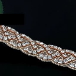 JLZXSY 1 Yard Crystal Rhinestone Trim, Applique, Bridal Applique, DIY Wedding Iron on Hot Fix Crystal Applique