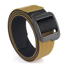 VATLTY Metal-Free Travel Belt for Men Plastic Buckle Tight Real Nylon Casual Belt Adjustable Work Belt Male No Metal Girdle