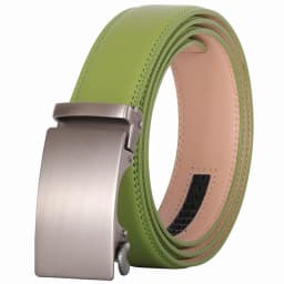 Plyesxale Brown Leather Belt Men 2026 Automatic Buckle Mens Belt For Jeans Vintage Style Mens Belts Luxury Ceinture Homme B9
