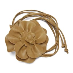 Boho Flower Waist Belt for Women Girls Floral Faux Leather Rope Waist Band Wedding Dress Thin Waistband Fashion Clothes Decor