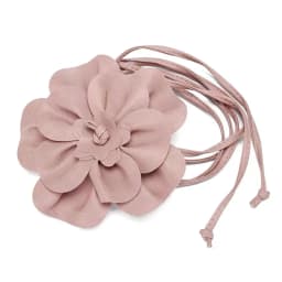 Boho Flower Waist Belt for Women Girls Floral Faux Leather Rope Waist Band Wedding Dress Thin Waistband Fashion Clothes Decor