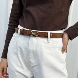 Maikun Genuine Leather Thin Belt For Women Suit Fashion Versatile Dress Sub Waist Chain Waist Trendy Small Belt
