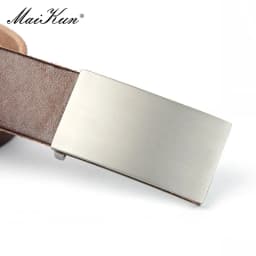 Maikun Genuine Leather Belt Men's Luxury Brand Handmade Vintage Pure Cowskin Casual Pin Buckle Youth Belts