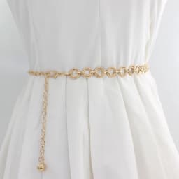 Metal Balls Pendants Waist Chain Women Long Thin Belt Gold Sliver Adjustable Female Tassel Belts Elegant Ladies Dress Waistband