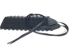 Women Bow Lace Belt Corset Wide Belts Wedding Dress Skirt Decorative Belt