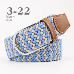 New Unisex Men's Belt Casual Woven Elastic Belt Outdoor Sports Canvas Belt Climbing Work Belt Jeans Suit Pants Belts for Women