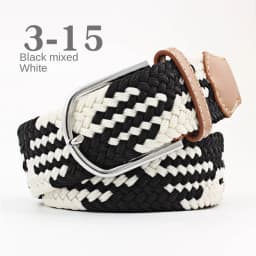 New Unisex Men's Belt Casual Woven Elastic Belt Outdoor Sports Canvas Belt Climbing Work Belt Jeans Suit Pants Belts for Women