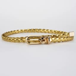 0.8x110cm Women Thin Skinny Belt Vintage Female Ladies Dress Pin Buckle Waistband Weave Waist Band Braided Belt