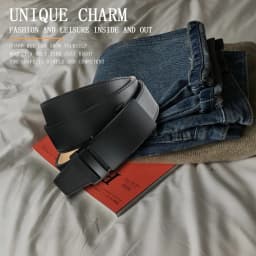 Men's High-quality Buckle Jeans Cowhide Casual Belt Business Denim Belt Men's Fashion Designer 2025 New Style