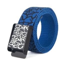 3.8cm Unisex Fashionable Adjustable Casual Polyester Canvas Belt 43 Inch Denim Waist Belt