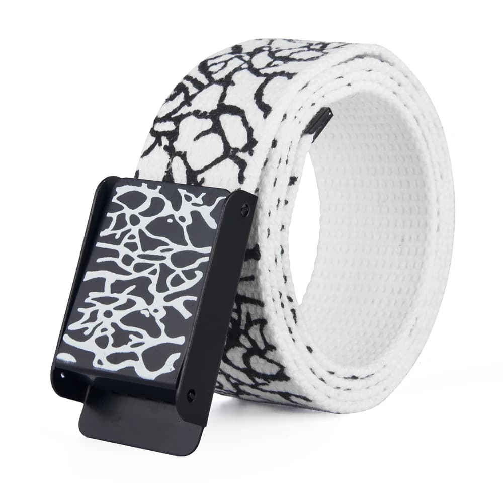 3.8cm Unisex Fashionable Adjustable Casual Polyester Canvas Belt 43 Inch Denim Waist Belt