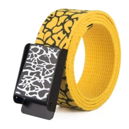 3.8cm Unisex Fashionable Adjustable Casual Polyester Canvas Belt 43 Inch Denim Waist Belt