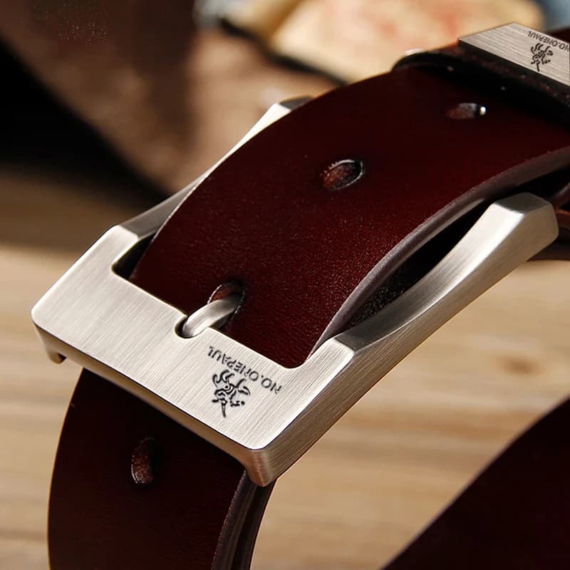 2025New Men's Leather Belts Luxury Strap Male Belts For Fashion Classice Vintage Pin Buckle Men Belt High Quality