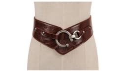 Maikun Wide Belts for Women Vintage Elastic Womens Belt Metal Hook Buckle