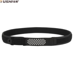 TUSHI New 3.8cm Tactical Inner Belt for Men Premium Nylon Rigid Hook & Loop Straps 95cm to 135cm Unbuckled Belt Male Waistband