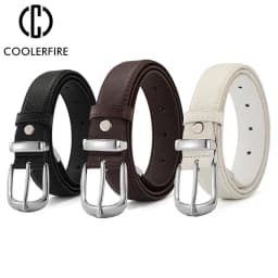New Women Leather Belts High Quality Fashion Best Matching Dress Jeans Belts for Lady Women's Dress Luxury Designer Brand LB2146