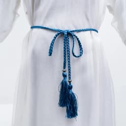 160cm Braided Tassel Belt Handmade Waist Belts for DIY Casual Garment Party Birthday Women Dress Decoration Accessories