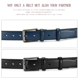 Men's Fashion Metal Alloy Automatic Buckle Adult Leather Brand Jeans Business Belt