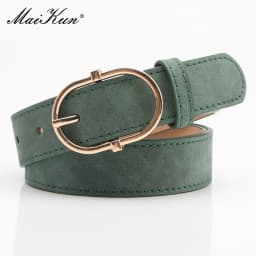 Maikun New Women's Belt With Alloy Pin Buckle Soft And Comfortable Jeans Belt Girls' Clothing Belt
