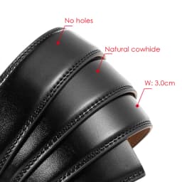 VATLTY New 3.0cm Men's Genuine Leather Belt Without Buckle Natural Cowhide Non-porous Belt Trousers Brown Belt Girdles Male