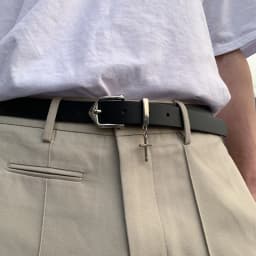 Fashion Teenagers Jeans Belt Chic Geometric Pin Buckle Black Girdle Strap Korean Vintage Waistband For Men Women PU Leather Belt