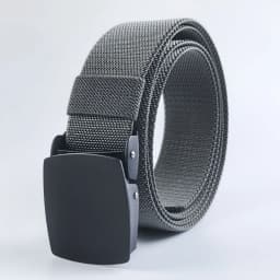 New Golf Sports Elastic Belt Fashion Belt Metal Automatic Buckle Tough Stretch Nylon Men Work belt 120CM Big Size Belts