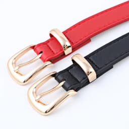 Women's Belts Jeans Pants Dress Girls Fashion PU Leather European Style Luxury Alloy Gold/Silver Buckle Waistband Belts for Lady