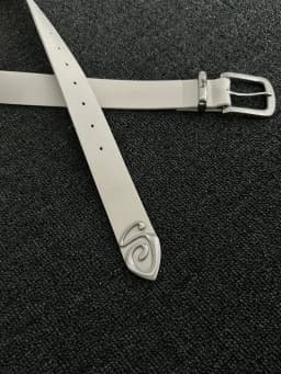 Stu Style Simple Metal Belt CleanFit Accessory Matched Waist Belt Young Casual Fashion Element Soft Surface Universal Belt