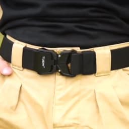 TUSHI Elastic Jeans Belt For Men Aluminum Alloy Pluggable Buckle Training Tactical Belts Comfortable High Quality Male Belt