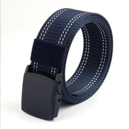 Men Female Belts Military Nylon Adjustable Belt Men Outdoor Travel Tactical Waist Belt with Plastic Buckle for Pants 130cm
