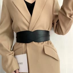 Women Solid Color Wide Belt Corset PU Leather Elastic Skinny Slim Body Waistband Female Lady Coat Suit Decorative Strap Girdle