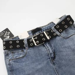 New Design Harajuku Wide Waistband Canvas Web Double Grommet Hole Buckle Belt Female Male Waist Strap Belts for Women Men Jeans