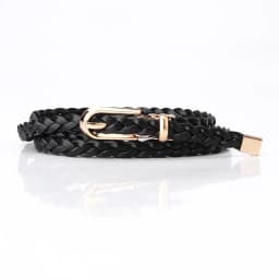 0.9x106cm Women Thin Skinny Vintage Ladies Dress Belts Braid PU Leather Belt for Jeans Pin Buckle Female Strap Candy Colors