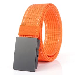 VATLTY New Men's Black Belt Hard Alloy Silver Buckle Tactical Military Belt Sturdy Nylon Jeans Waistband Girdles for Male