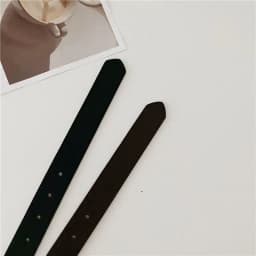 2026 New Korean Fashion Wild Belt Chic Students Casual Retro Simple Square Buckle Belt Trouser Belt Men and Women
