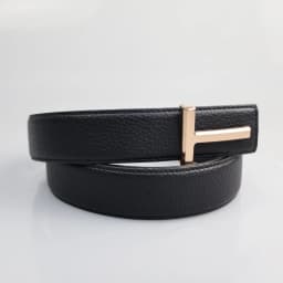 High Quality Designer Belts Men Fashion T Letter Luxury Famous Genuine Leather Belt Jeans Formal Cowskin Black Waist Strap 3.8cm