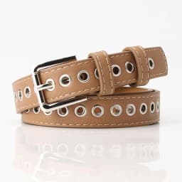 New Fashion Women Canvas Belts Hollow Out Air Hole Waistband Long Personality Casual Metal Ring Wild Belt Ceinture Femme Present
