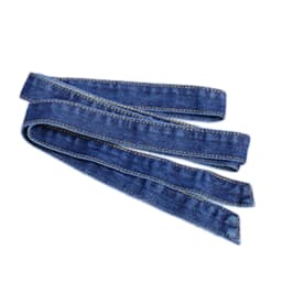 Trendy Self Tied Denims Waistband Adjustable Waist Belt for Women Pants Jeans Dresses Outercoat Windbreaker Accessories