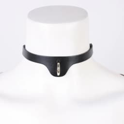 UYEE New Sexy Harajuku PU Leather Collar Belt Pendant Necklaces Women Men Punk Neck Gothic Black YK2 Choker Necklace Cool Belt