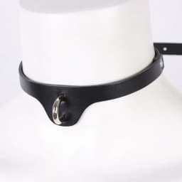 UYEE New Sexy Harajuku PU Leather Collar Belt Pendant Necklaces Women Men Punk Neck Gothic Black YK2 Choker Necklace Cool Belt