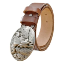 big buckle real leather belts for men mens belts luxury 100% genuine leather camel brown punk cowhide Chinese style high quality