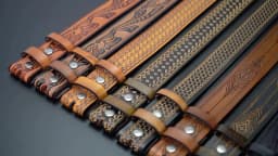 Genuine Leather Vintage Belt No Buckle Embossed Cowhide Without Buckle Men Strap Male Western Cowboy Belts