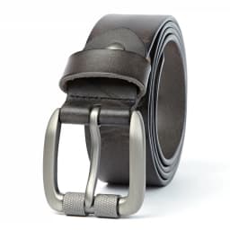 MEDYLA Genuine Leather Men's Belt Natural Skin Alloy Pin Buckle Belt Tanned Washed Fashion Casual Cowhide Belt DSW90410