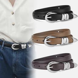 Fashion Retro Women's Pin Buckle Belt All Seasons Universal Women's Belt With Skirt And Sweater Accessories
