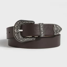 2.8x102cm Y2K Women's PU Leather Belt Vintage Carved Needle Buckle Men's Belt Punk Hip Hop Rock Style Jeans Waistband